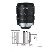 RICOH FL-YFL5028A-02 50mm Line Scan Lens with 0.15-0.23x Magnification (C52981F)