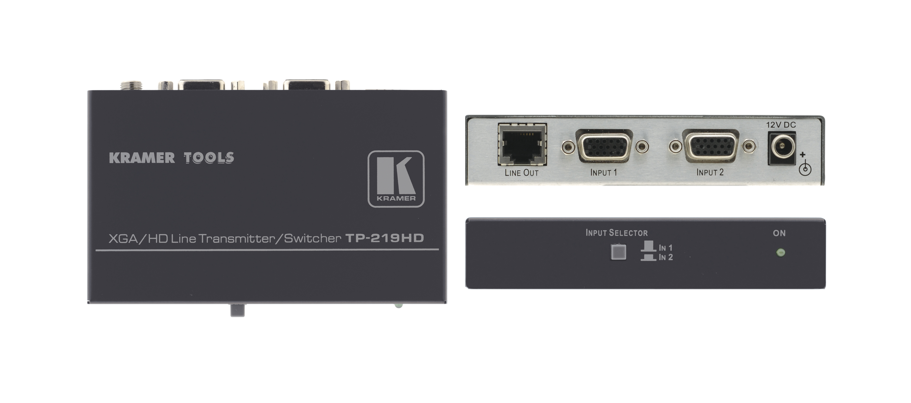 2x1 Computer Graphics & HDTV Video Switcher Over Twisted Pair Transmitter